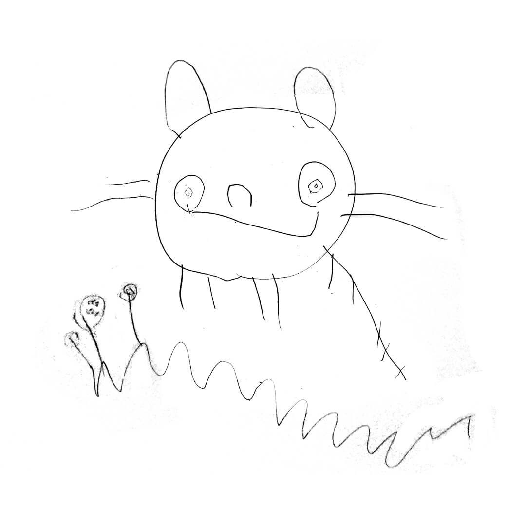 Hubert 11. 2. 2019 "KOČIČKA S PRUHOVANÝM OCÁSKEM"